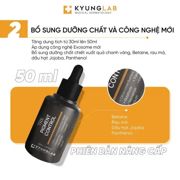 Tinh chất serum KYUNGLAB TRX PIGMENT CONTROL 50ML giảm sạm, nám, tàn nhang, giúp da trắng sáng
