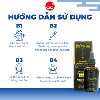 Serum Re'senza Dưỡng Da Sáng Bóng Chống Lão Hóa Chuyên Sâu Ngăn Thâm Nám Hiệu Quả