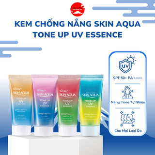 Kem Chống Nắng Skin Aqua Tone Up UV Essence SPF 50+ PA ++++ Nâng Tone Tự Nhiên Cho Mọi Loại Da 80g