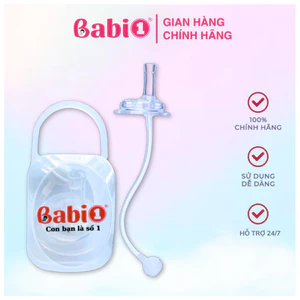 Ống Tập Hút Babi 1 Chống Sặc Silicon Cho Bình Cổ Rộng