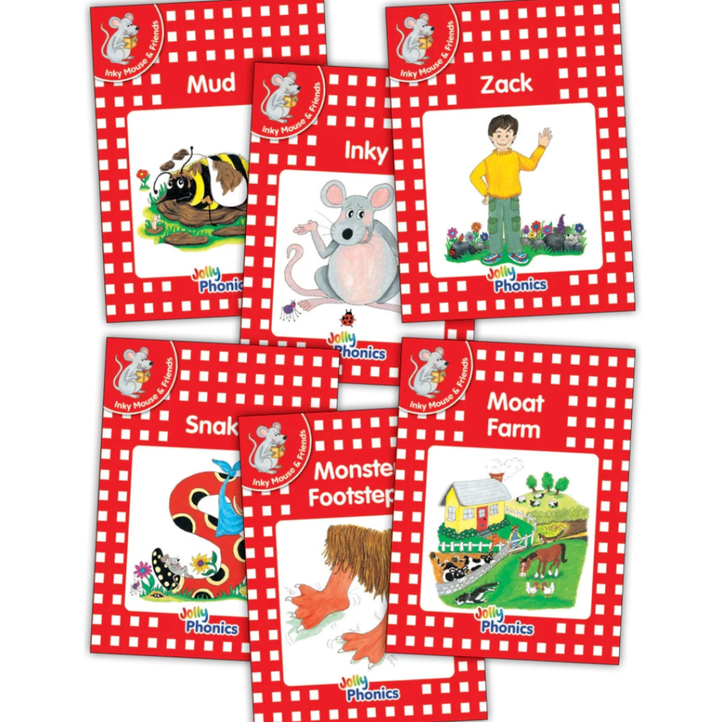 Jolly Phonics Readers, Inky & Friends, Red Level (pack of 6) ISBN ...