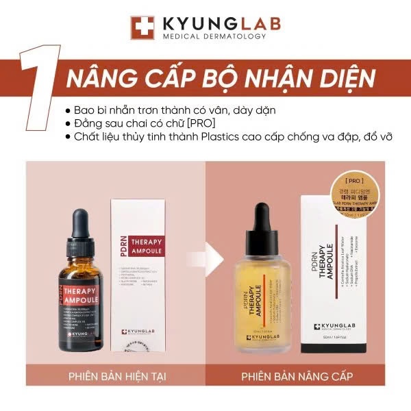 Serum PDRN phục hồi, giảm lão hóa da KYUNGLAB PDRN THERAPY AMPOULE 50ML