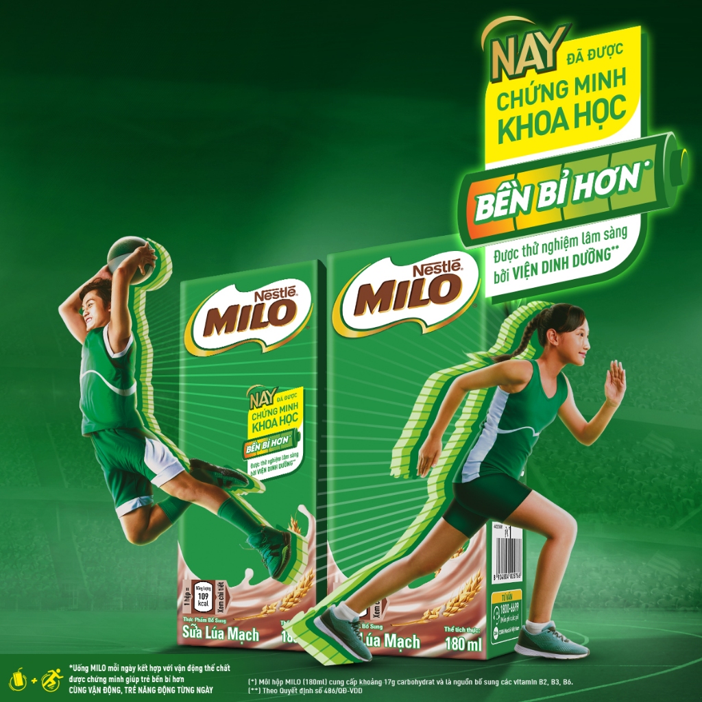 Ảnh Thùng 48 hộp sữa lúa mạch Nestlé MILO x 110ml (12x4x110ml) 4