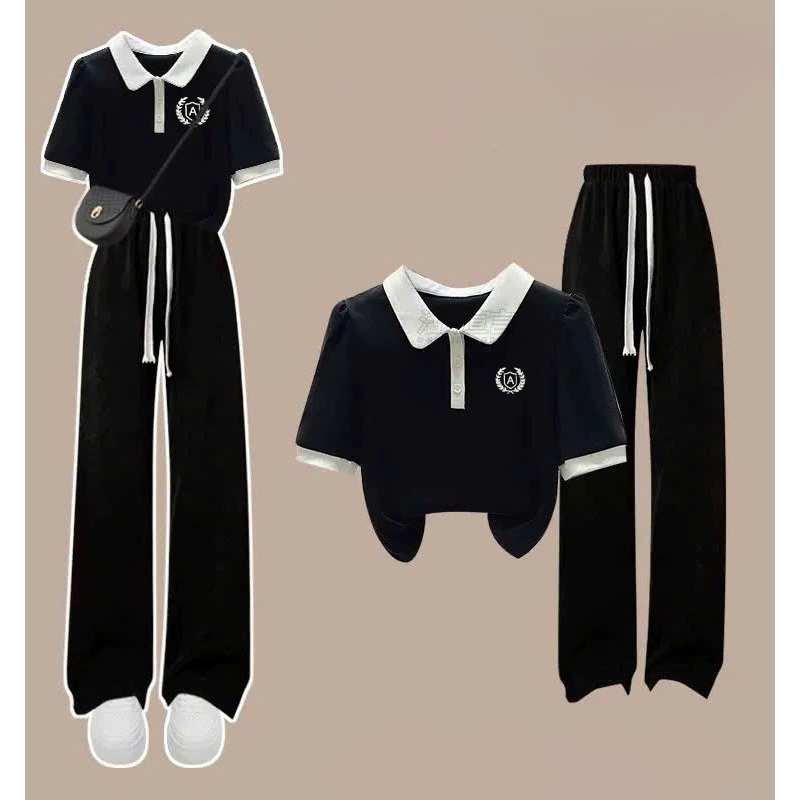 Áo polo phối cổ cho bé gái size đại BEESHOP H25005