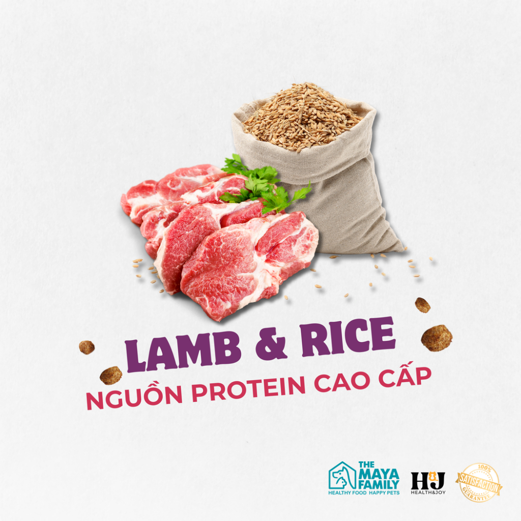 Ảnh Thức ăn cho chó con - Thịt cừu, bò, gà HJ PREMIUM LAMB, RICE PUPPY - Bao 2kg 3