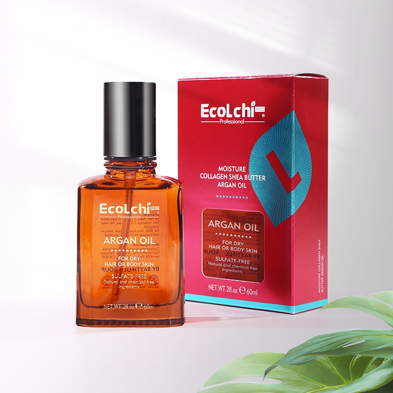 Tinh Dầu Dưỡng Tóc Argan Oil Ecolchi 60ml | Dưỡng Tóc Mềm Mượt, Bóng Khỏe & Dễ Chải