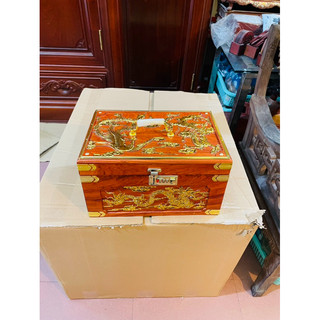 Tráp  hầu trạm tứ linh gỗ  hương cao cấp