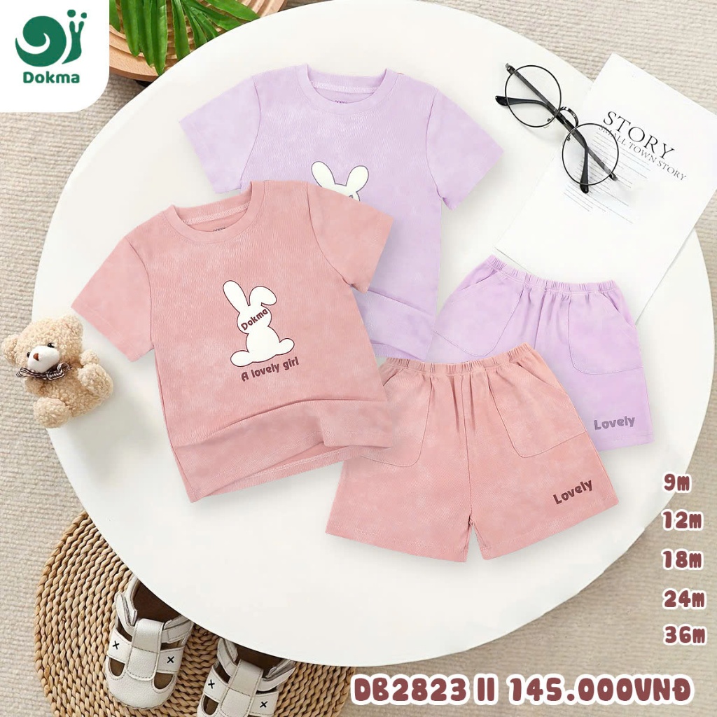 (8-13kg, 6-36M) Bộ Cộc Cho Bé Dokma DB2823 DB2733 DB2925 DB2851 DB2897 DB2880 DB2882