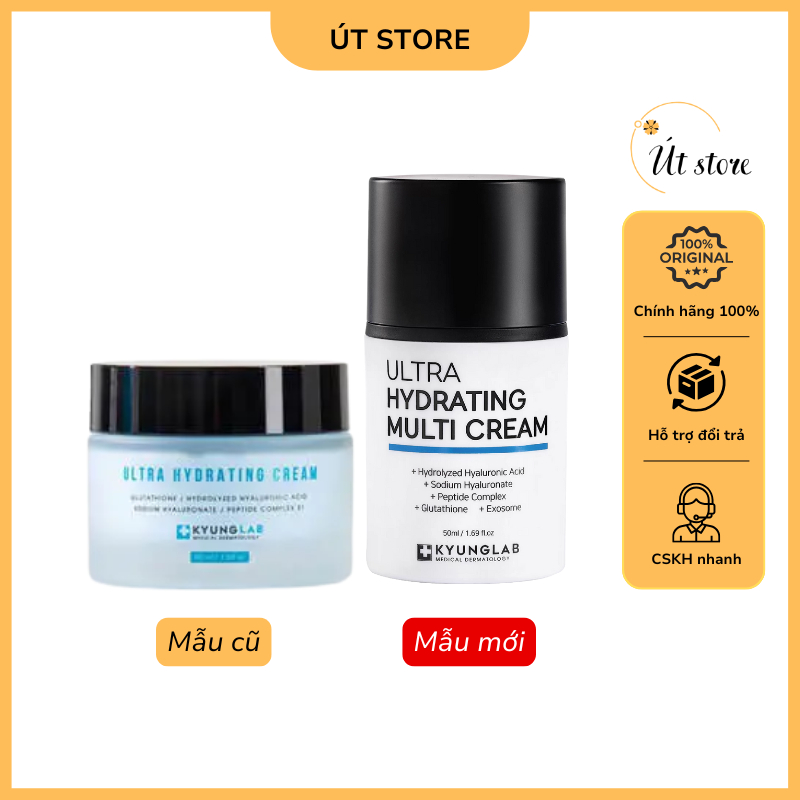 Kem dưỡng ẩm KYUNGLAB ULTRA HYDRATING MULTI CREAM 50ML phục hồi, Da căng bóng mịn màng, đủ ẩm