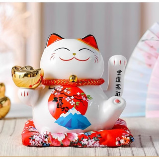 [Giá rẻ] Mèo Thần Tài Thuận Buồm Xuôi Gió, Vẫy Tay May Mắn cao 16cm