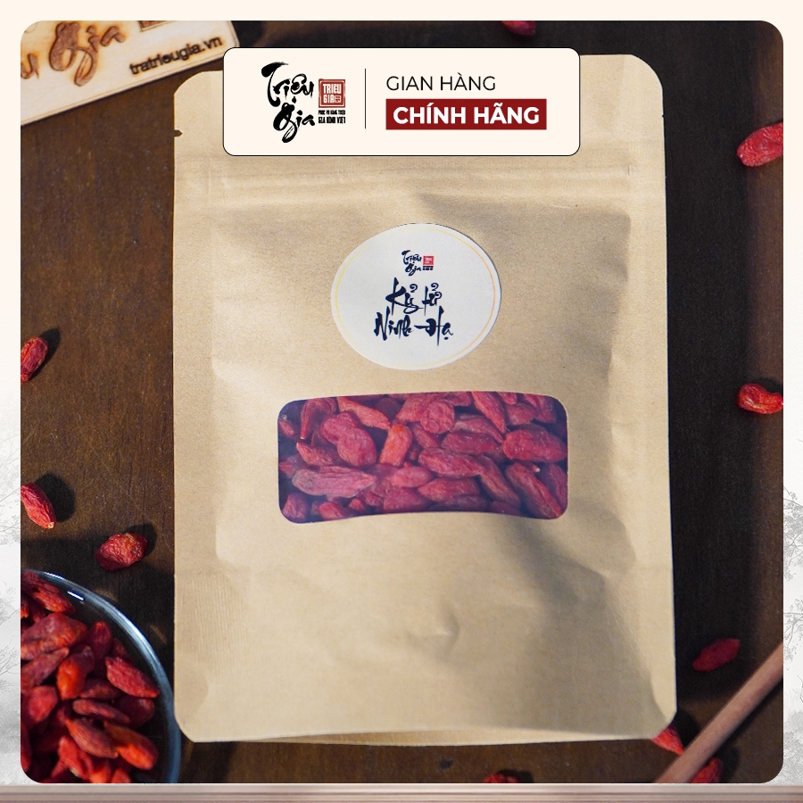 Ảnh Kỷ tử đỏ organic sấy khô Triệu Gia cao cấp giúp cải thiện thị lực, đẹp da, đảm bảo an toàn vệ gói 50g sinh thực phẩm 4
