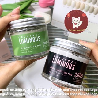 [COLORKEY] Mặt Nạ Bùn COLORKEY Luminous, Giúp Kiềm Dầu Làm Dịu Da, Purifying Clay Mask, 60g