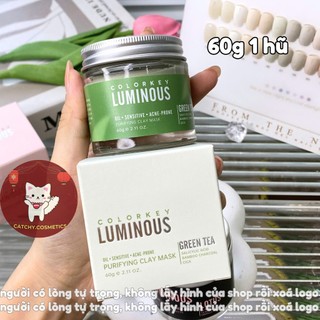 [COLORKEY] Mặt Nạ Bùn COLORKEY Luminous, Giúp Kiềm Dầu Làm Dịu Da, Purifying Clay Mask, 60g