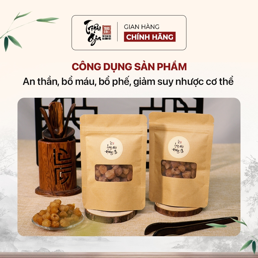 Ảnh Long nhãn sấy khô Triệu gia cao cấp giúp bổ huyết, ngủ ngon đảm bảo an toàn vệ sinh thực phẩm 50gr 1