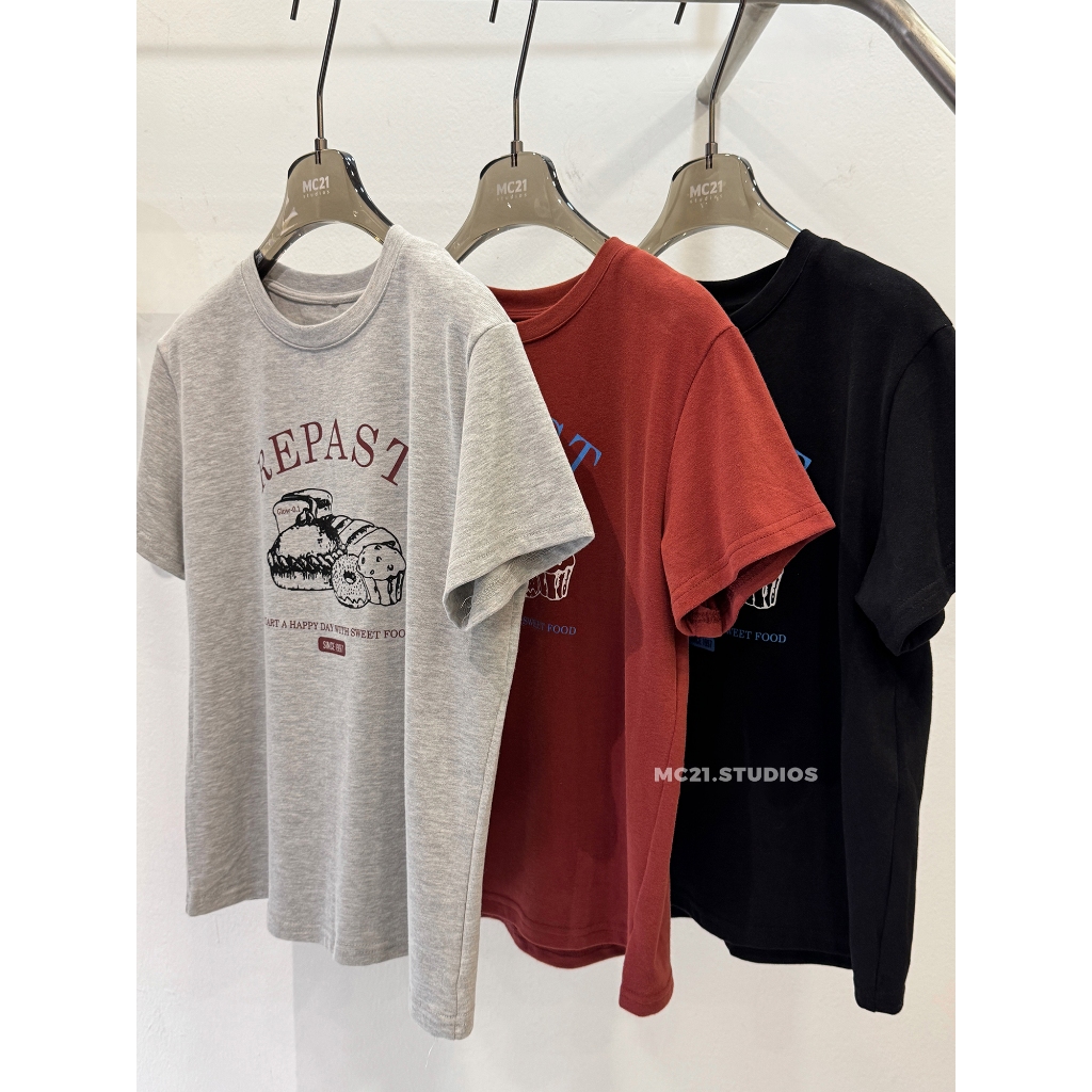 Ảnh Áo phông Repast freesize chất cotton mềm xịn co giãn nhẹ MC21.studios a4331 1