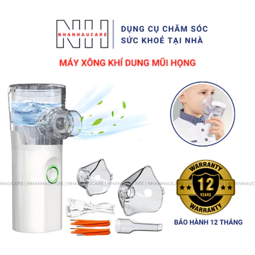 Máy Xông Mũi Họng Khí Dung Cầm Tay Cao Cấp, Dụng Cụ Xông Mũi Họng Cầm Tay Tại Nhà Cho Bé