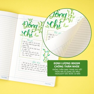 Bộ 5/10 Vở Kẻ Ngang May Gáy B5 Classmate Vở 80GSM 100/200 trang, Bìa Chống Nước, Vở Cho Học Sinh Ghi Chép