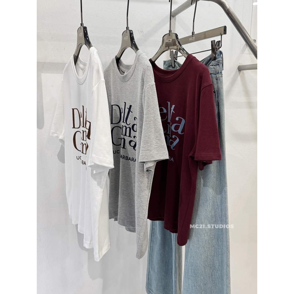 Ảnh Áo phông chữ Delta gamma dáng vừa chất cotton xịn mềm MC21.studios a4364 1