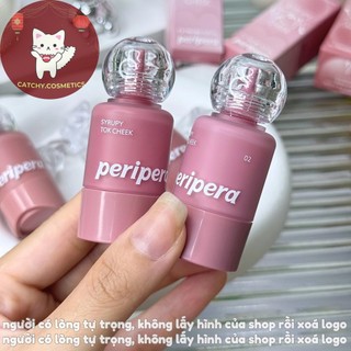 [PERIPERA] Má Hồng Kem Peripera Dạng Lỏng Syrupy Tok Cheel, Má Hồng Căng Bóng 9g