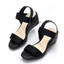 Sandal đế xuồng 7,5cm KOSU, Sandan nữ công sở quai ngang chống thấm nước K-25309 made in Japan