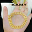 Lắc Tay Nam Nữ Khoen Lật Mạ Vàng 18k Cao Cấp - Trang Sức KAMY