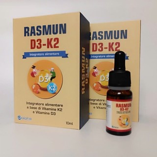 Siro Rasmun D3K2 Hỗ Trợ Hấp Thu Canxi, Giúp Hệ Xương - Răng Chắc Khỏe, Trẻ Thông Minh Cao Lớn