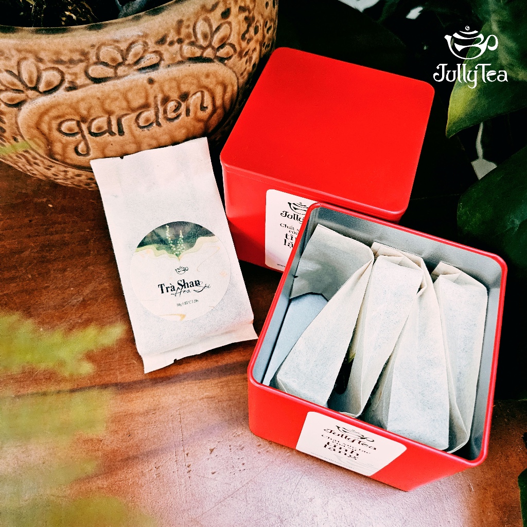 Trà Shan Tuyết cổ thụ ướp hoa sói Jully Tea