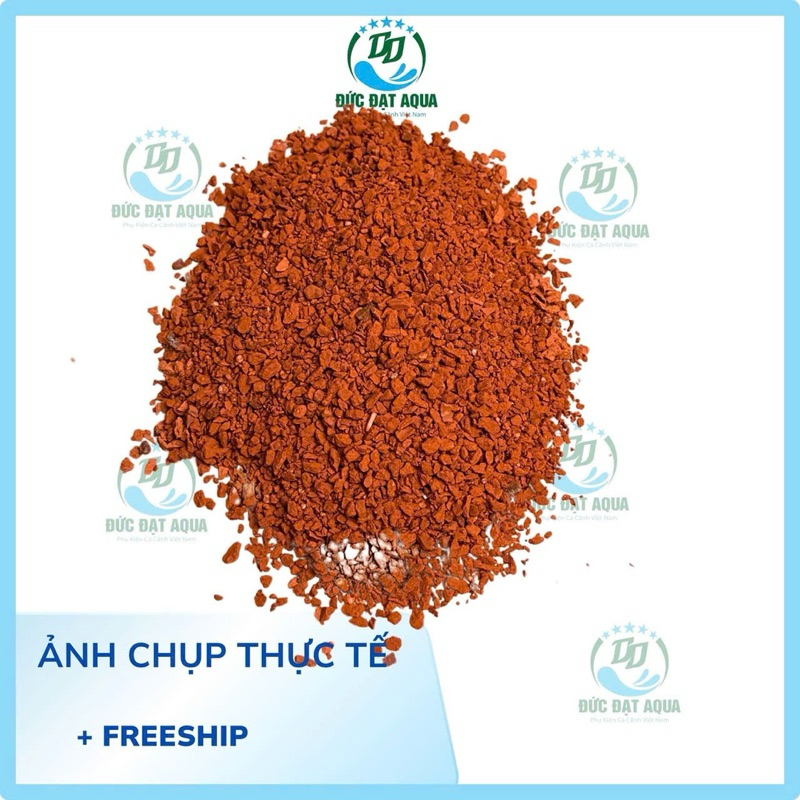 sạn gốm ceramic (màu đỏ) Trải Nền Hồ Thủy Sinh cho tép cảnh 3