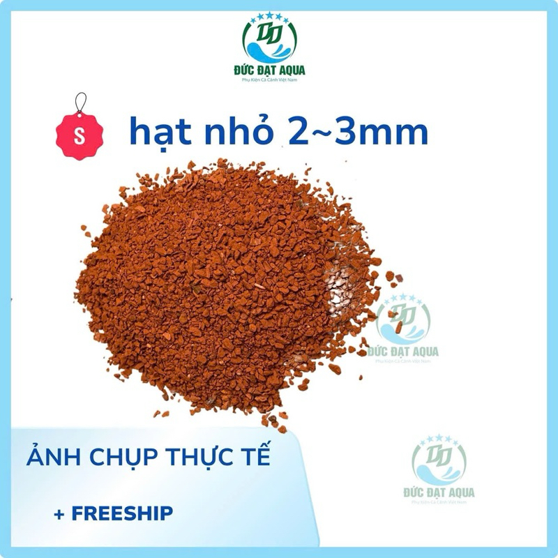 sạn gốm ceramic (màu đỏ) Trải Nền Hồ Thủy Sinh cho tép cảnh 5