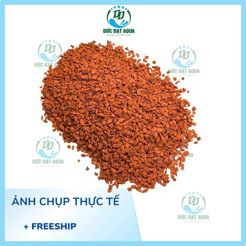 sạn gốm ceramic (màu đỏ) Trải Nền Hồ Thủy Sinh cho tép cảnh 6