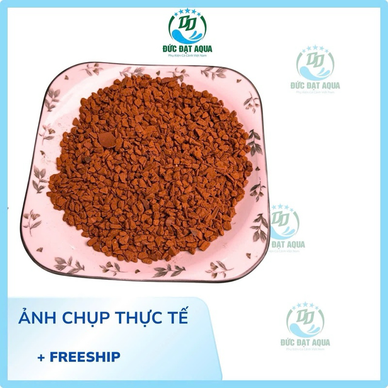 sạn gốm ceramic (màu đỏ) Trải Nền Hồ Thủy Sinh cho tép cảnh 7