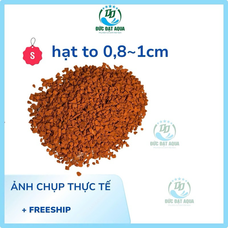 sạn gốm ceramic (màu đỏ) Trải Nền Hồ Thủy Sinh cho tép cảnh 9