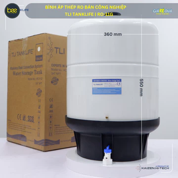 Bình Áp RO 11G, Bính áp Máy Lọc Nước 50L, 100L Bán Công Nghiệp cho quán cafe, quán ăn, nhà hàng
