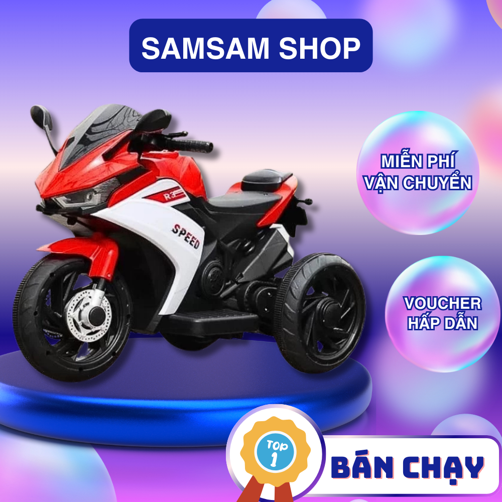 Xe Máy Điện, Xe Moto Điện 3 Bánh Cho Bé Model R3- Thiết Kế Sang Trọng ...