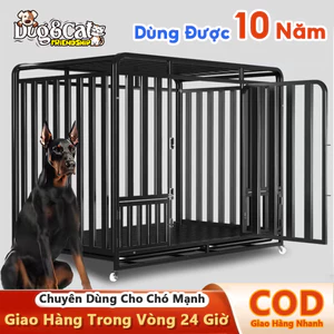 🐕Dog&Cat PET HOME🏠Chuồng chó vuông cao cấp Chuồng Chó Nan Ống Sơn Tĩnh Điện Dành Cho Thú Cưng