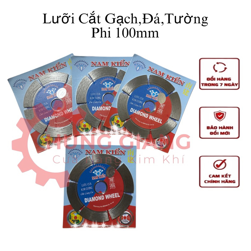 Lưỡi Cắt Gạch, Cắt Đá, Cắt Tường NAM KIẾN CHÍNH HÃNG Phi 110mm