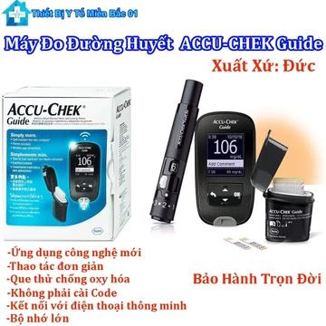Máy Đo Đường Huyết ACCU-CHEK Guide Bảo Hành Trọn Đời