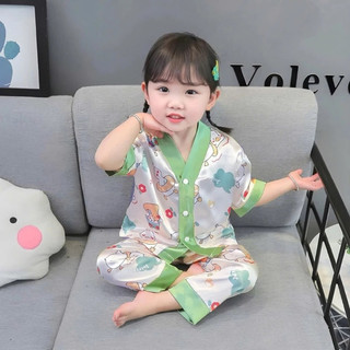 Bộ Pizama mùa hè cho bé gái hoạ tiết dễ thương (9-35kg)