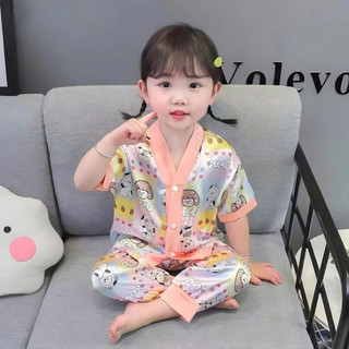 Bộ Pizama mùa hè cho bé gái hoạ tiết dễ thương (9-35kg)