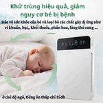 Máy Lọc Không Khí Cảm Ứng Thông Minh Diệt Khuẩn UVC LED, Tạo Ion Âm Có Điều Khiển Từ Xa Loại Bỏ Khói Bụi Trong Nhà-GESUN — ảnh 7
