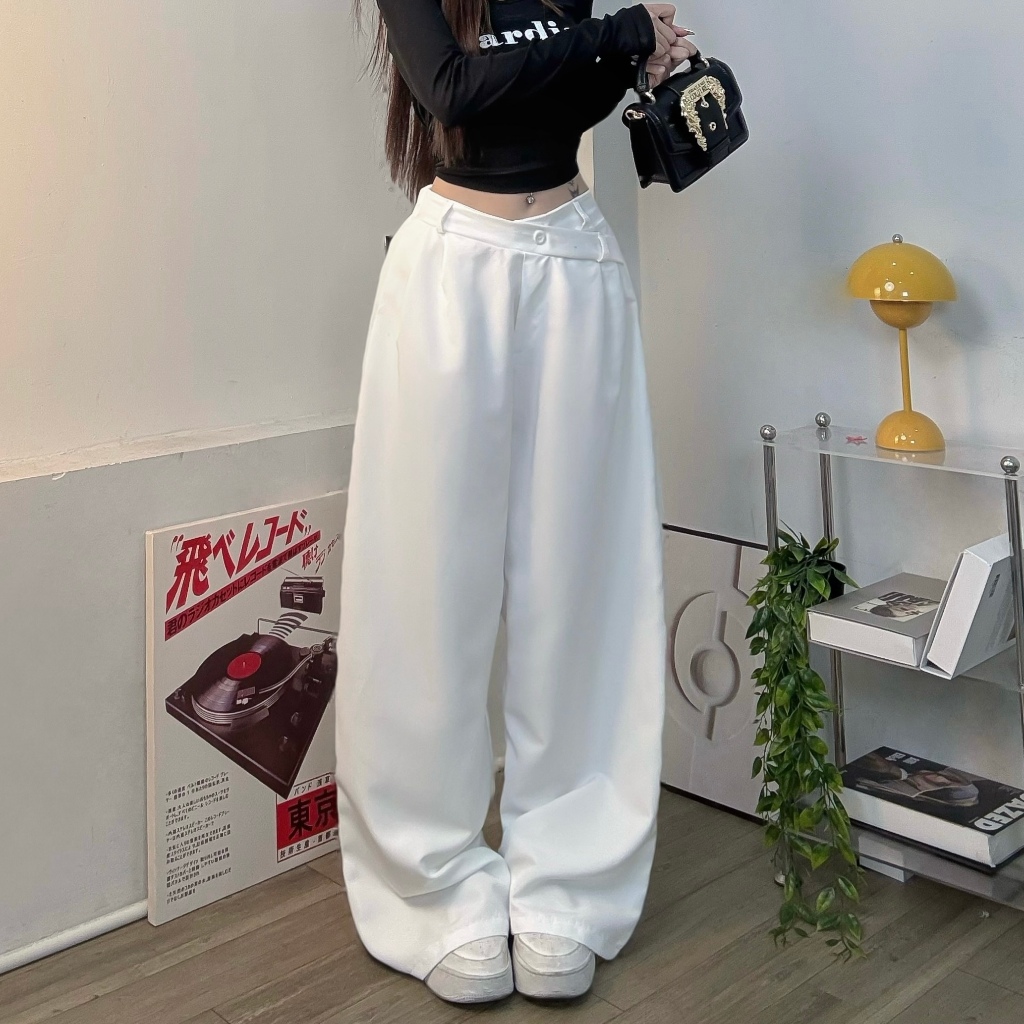 QUẦN LƯNG CHÉO TRẮNG