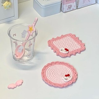 [TIEMNHA.BOSUA] Coaster Crochet|Lót Ly Handmade nhiều mẫu dễ thương quà tặng Giáng sinh NOEL