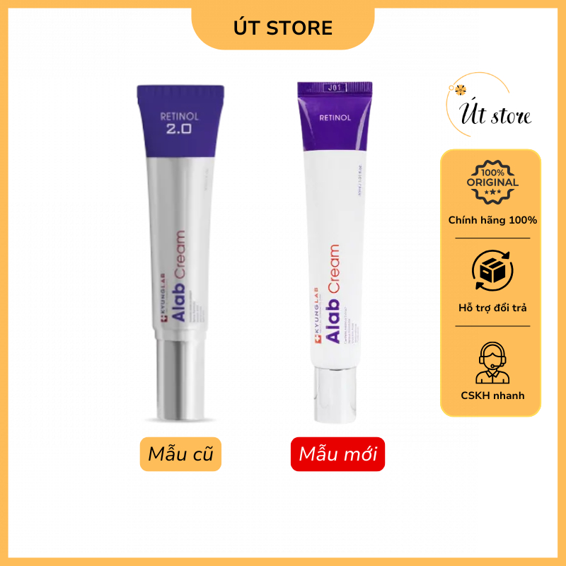 Kem dưỡng retinol KYUNGLAB ALAB CREAM 30ML phục hồi dưỡng trắng da ngừa mụn