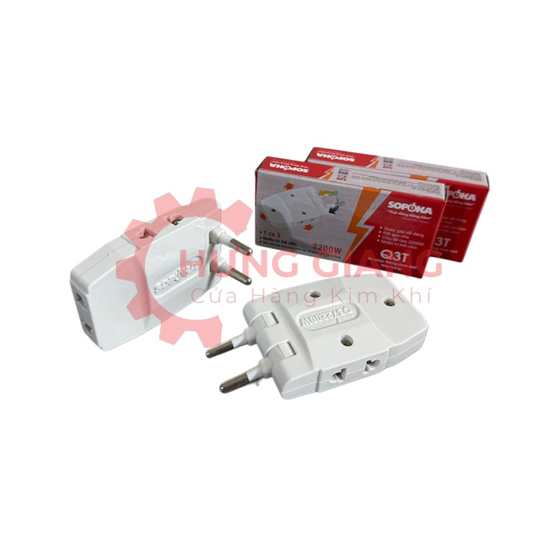 Phích Cắm Điện Thông Mình 1 chia3, 1 chia 5 Chính Hãng SOPOKA