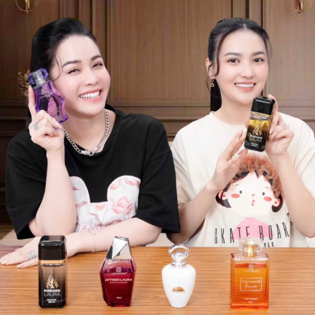 Nước Hoa Nhật Kim Anh Combo 9 Chai (No 1.3.4.5.6.7.8.9.10 )Chai 10ml Laura Paris Xịt Thơm Perfume
