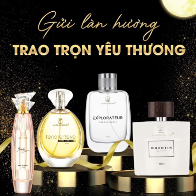 Nước Hoa Nhật Kim Anh Combo 9 Chai (No 1.3.4.5.6.7.8.9.10 )Chai 10ml Laura Paris Xịt Thơm Perfume