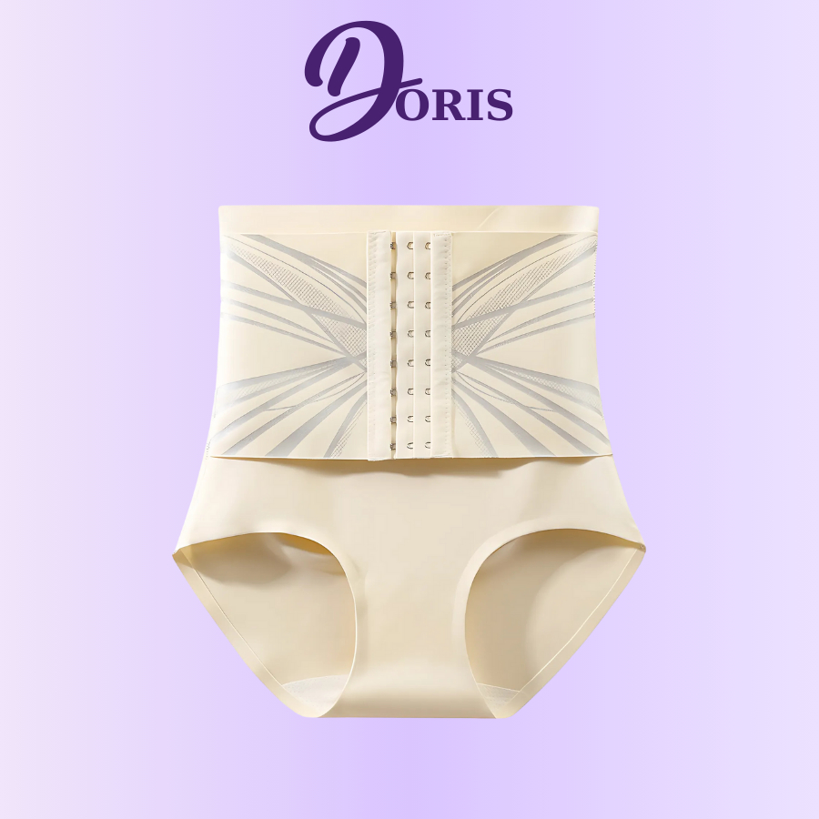 Quần Gen Nịt Bụng Chống Cuộn Móc Cài Định Hình Vòng Eo Hong DORIS 309