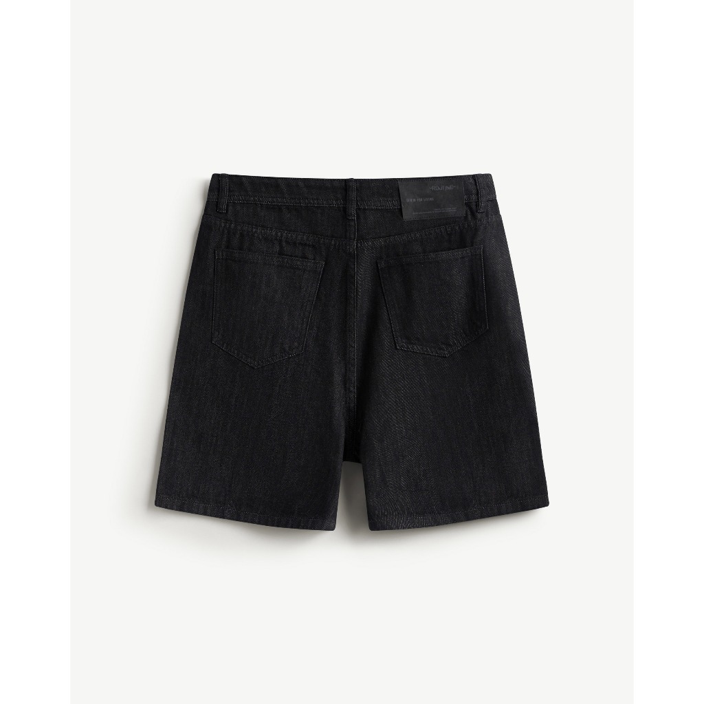 Ảnh Quần Short Denim Nam Vải Trơn Form Loose - Routine 10S25DPS004 1