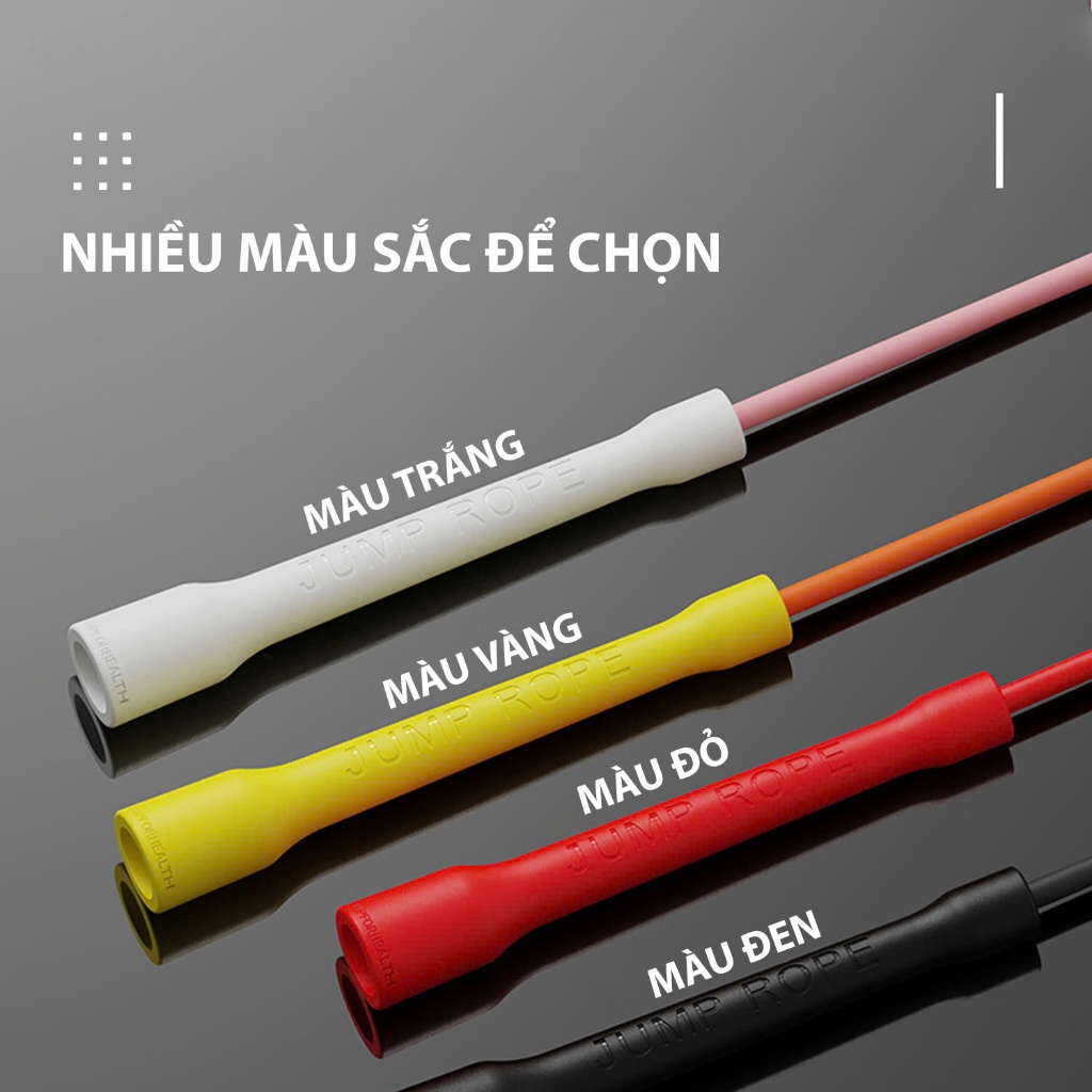 Ảnh Dây nhảy thể dục Boxing ,Tập GYM, tập Cardio hiệu Yasu Đường Kính 6mm dài 3m 3