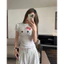 Áo Thun BabyTee Nữ Cô Tròn In Hình Kitty Cổ Tròn Màu Trắng From Vừa Dáng Ôm Phong Cách Dễ Thương